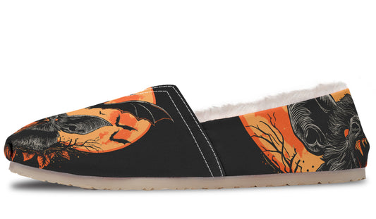 Halloween Fall Bats Winter Casual Shoes