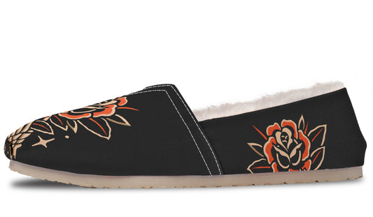 Skeleton Hands Winter Casual Shoes