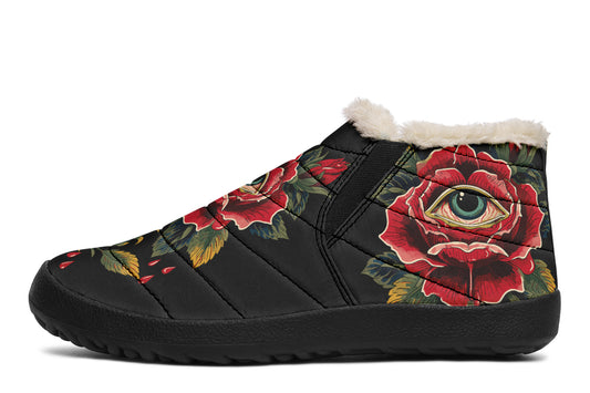 Bleeding Eye Rose Winter Sneakers