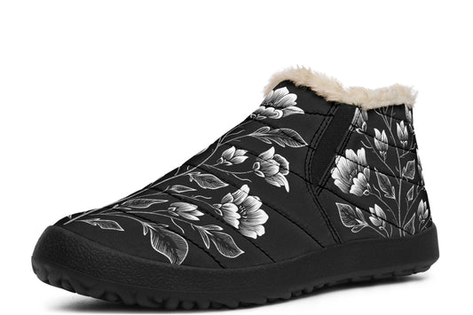 Floral Minimalist Winter Sneakers