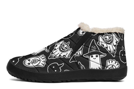 Spooky Ghost Winter Sneakers