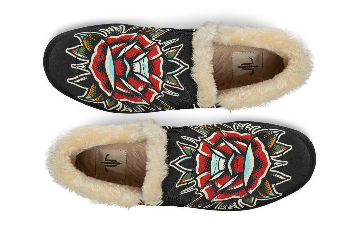 Traditional Rose Winter Sneakers