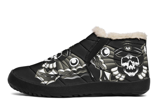 Undead Butterfly Girl Winter Sneakers