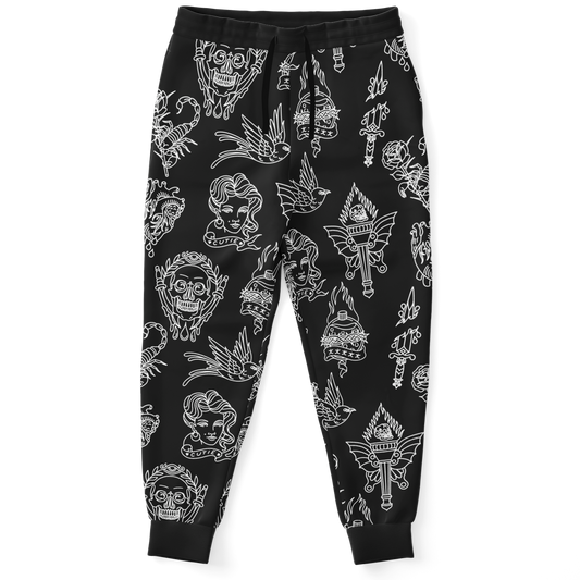 Joggers de moda negros Furio Flash