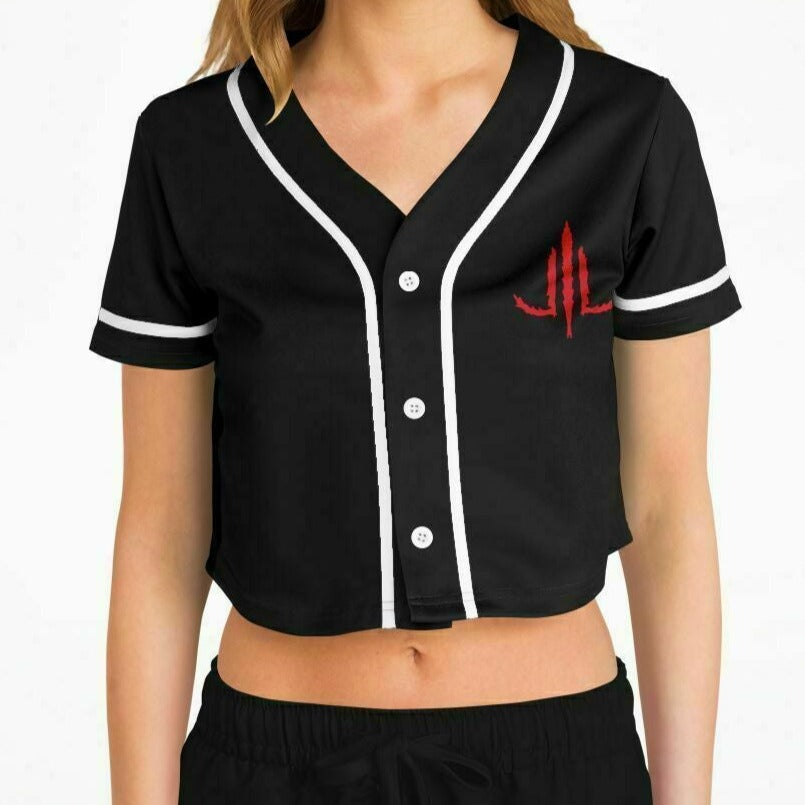 Jersey de béisbol recortado Lilith