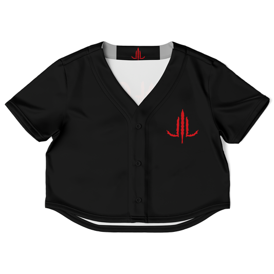Final Girl Cropped Baseball Jersey