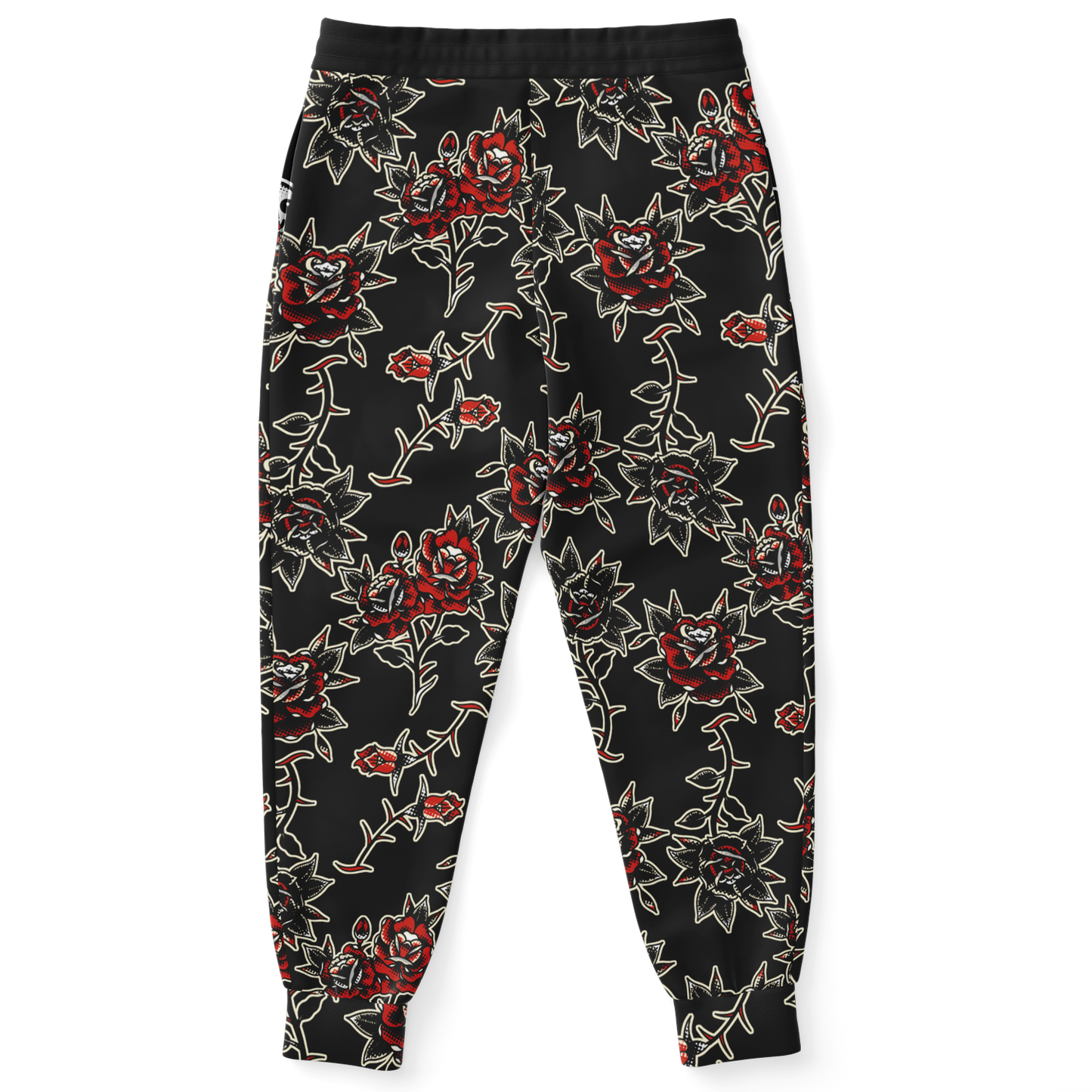 Rose Pattern Joggers