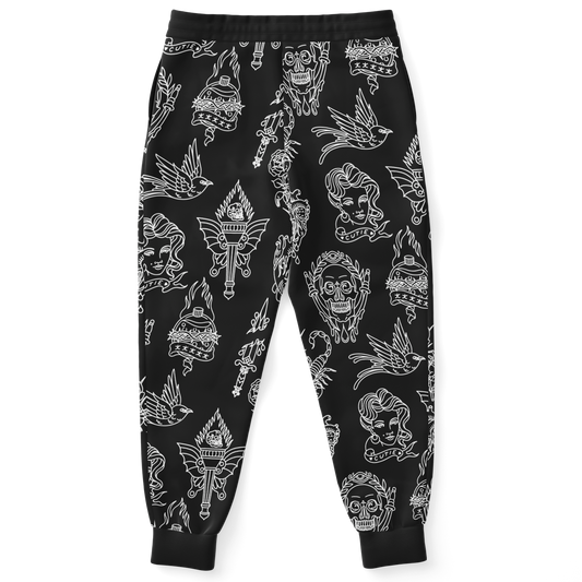 Joggers de moda negros Furio Flash