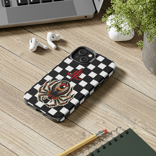 Funda rígida tradicional de araña para iPhone