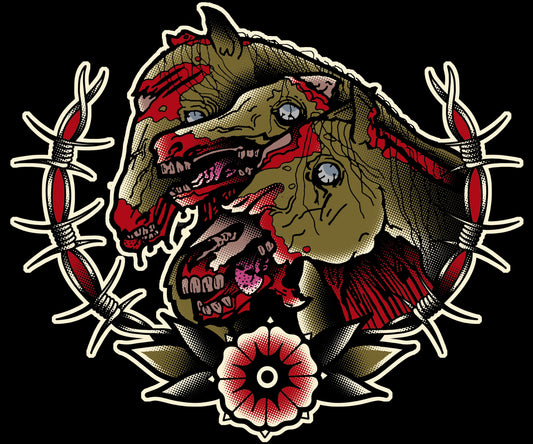 Camisa de caballos del faraón no muerto