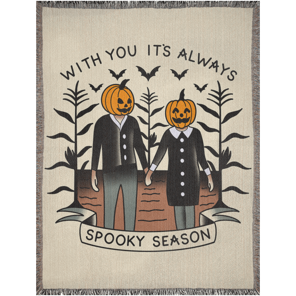 Spooky Season Woven Blanket