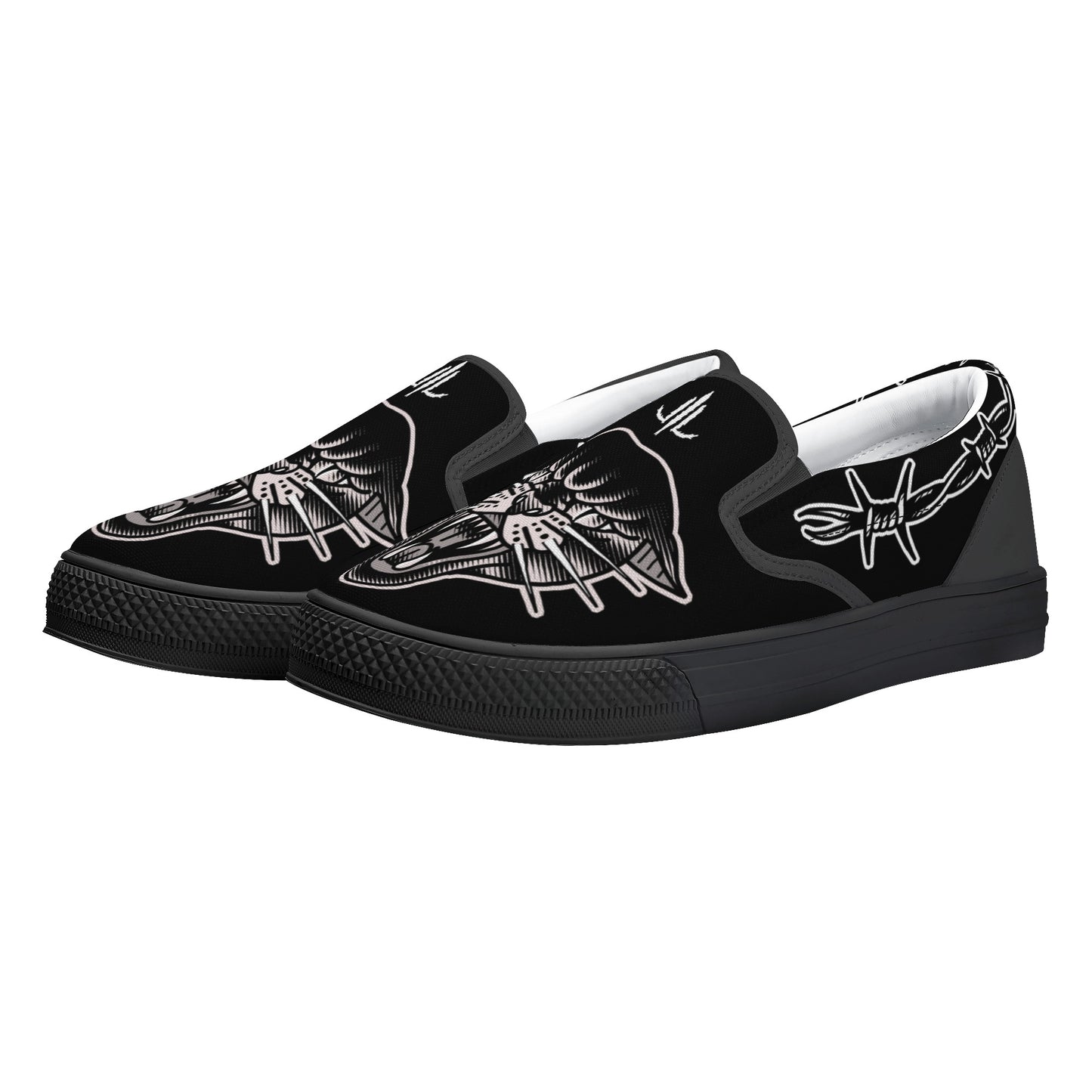 Traditional Panther Slip On Shoes