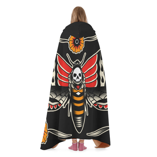 Deathmoth Hooded Blanket