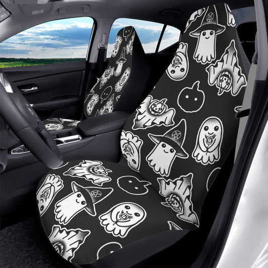 Spooky Ghosts Car Seat Covers (2 Pcs)