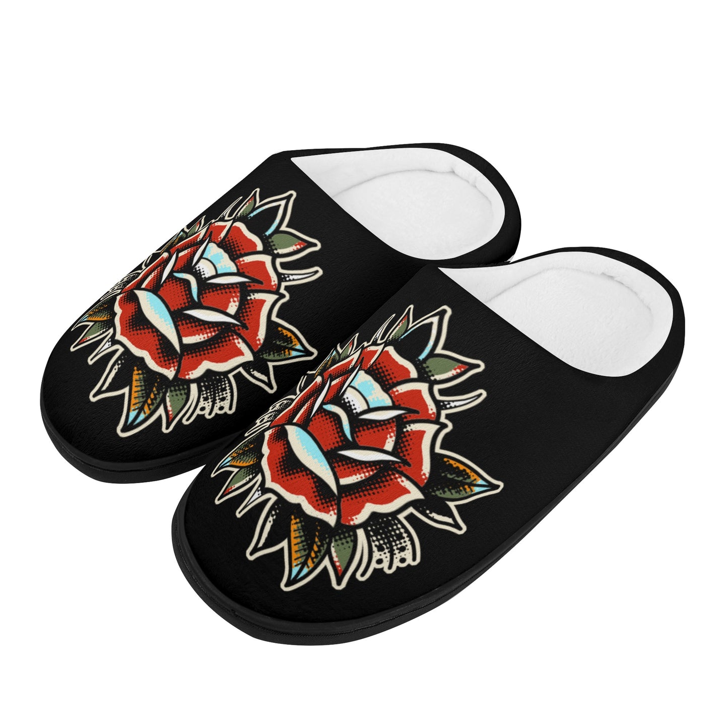 Traditional Rose Slippers