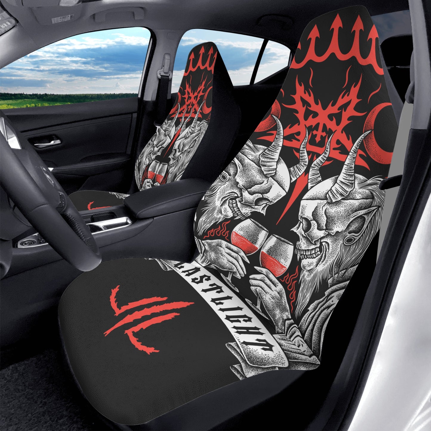 Cheers The Devil Car Seat Covers (2 Pcs)