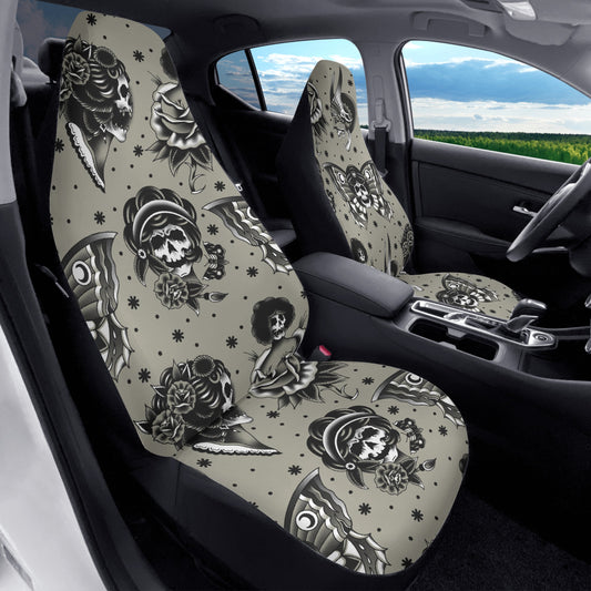 Classic Deadgirls Car Seat Covers (2 Pcs)