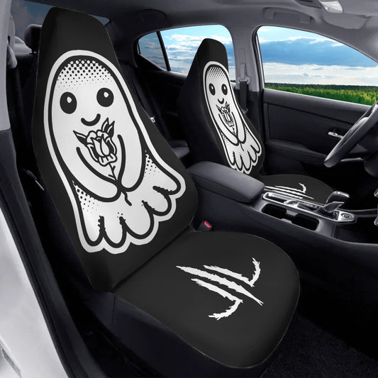 Flower Ghost Car Seat Covers (2 Pcs)