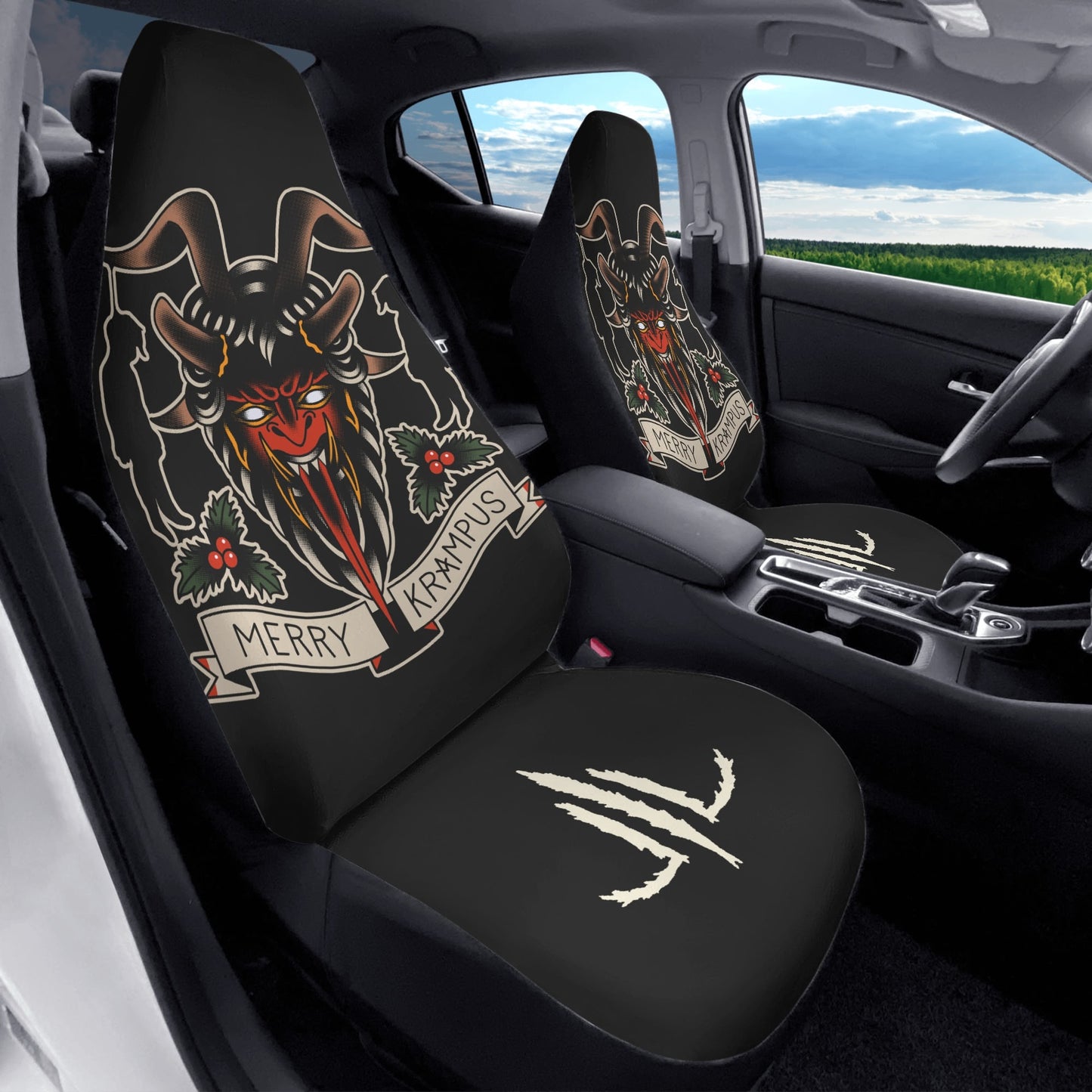 Merry Krampus Car Seat Covers (2 Pcs)