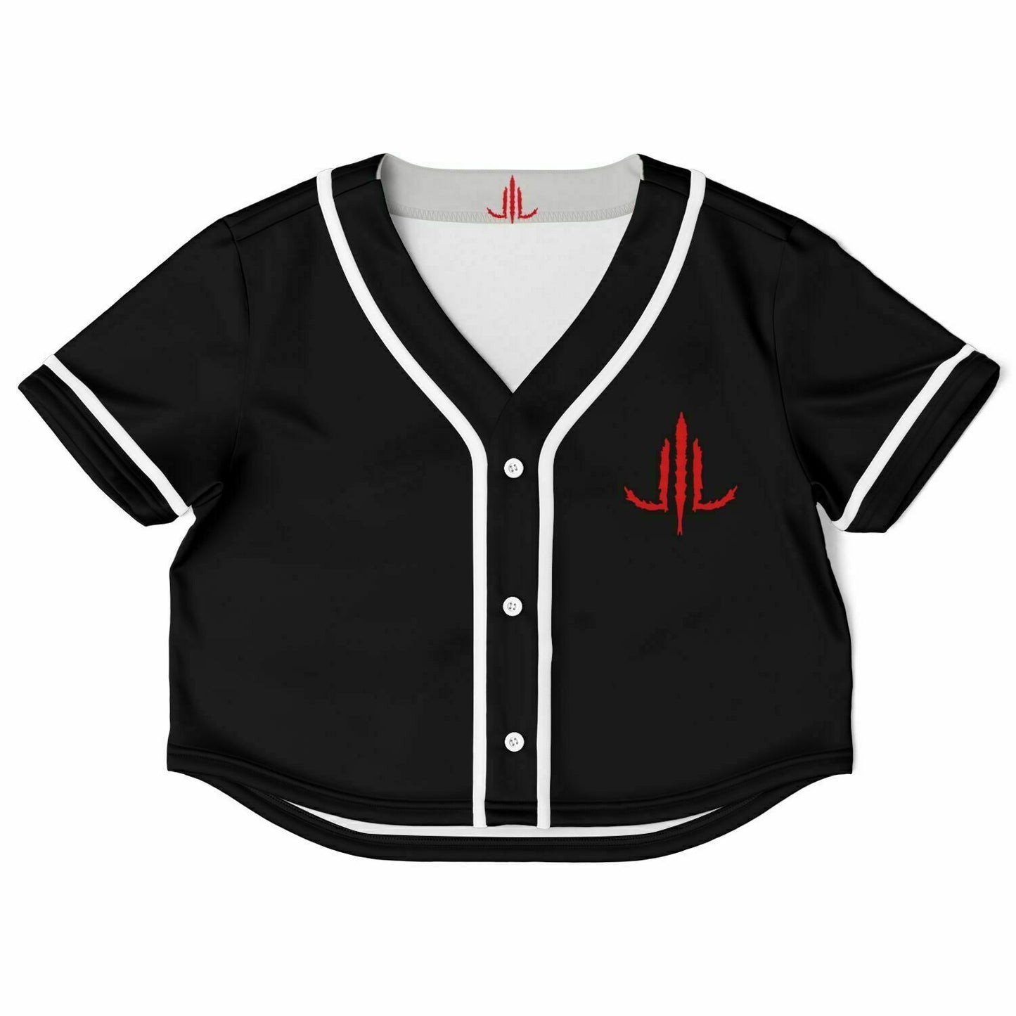 Traditional Bat Cropped Baseball Jersey