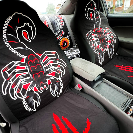 Fundas para asientos de coche Scorpion tradicionales (2 piezas)