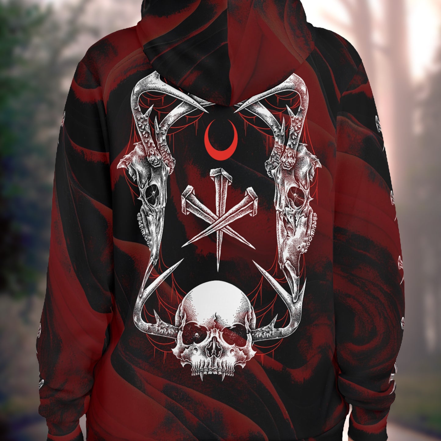 3 Nails Pullover Hoodie