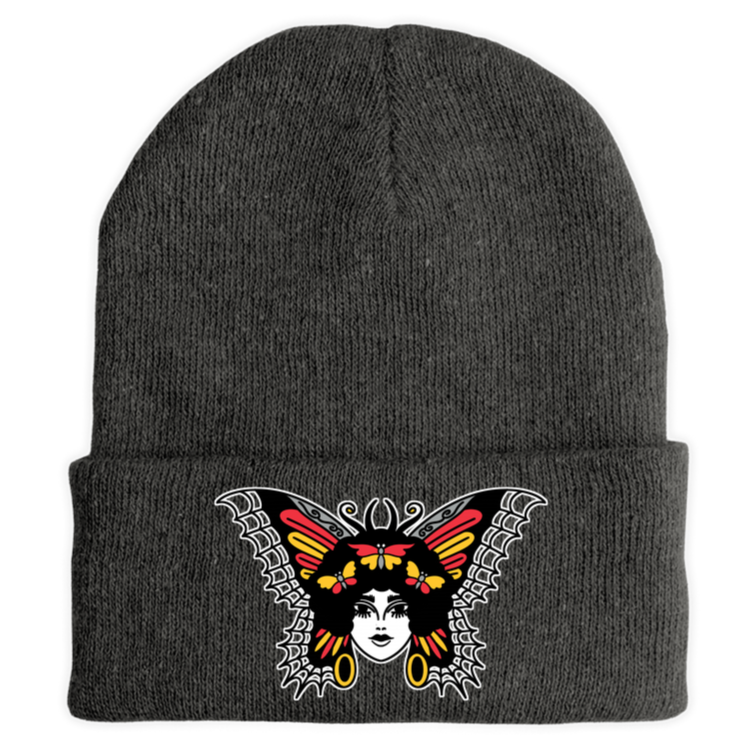 Furio Traditional Butterfly Girl Beanie