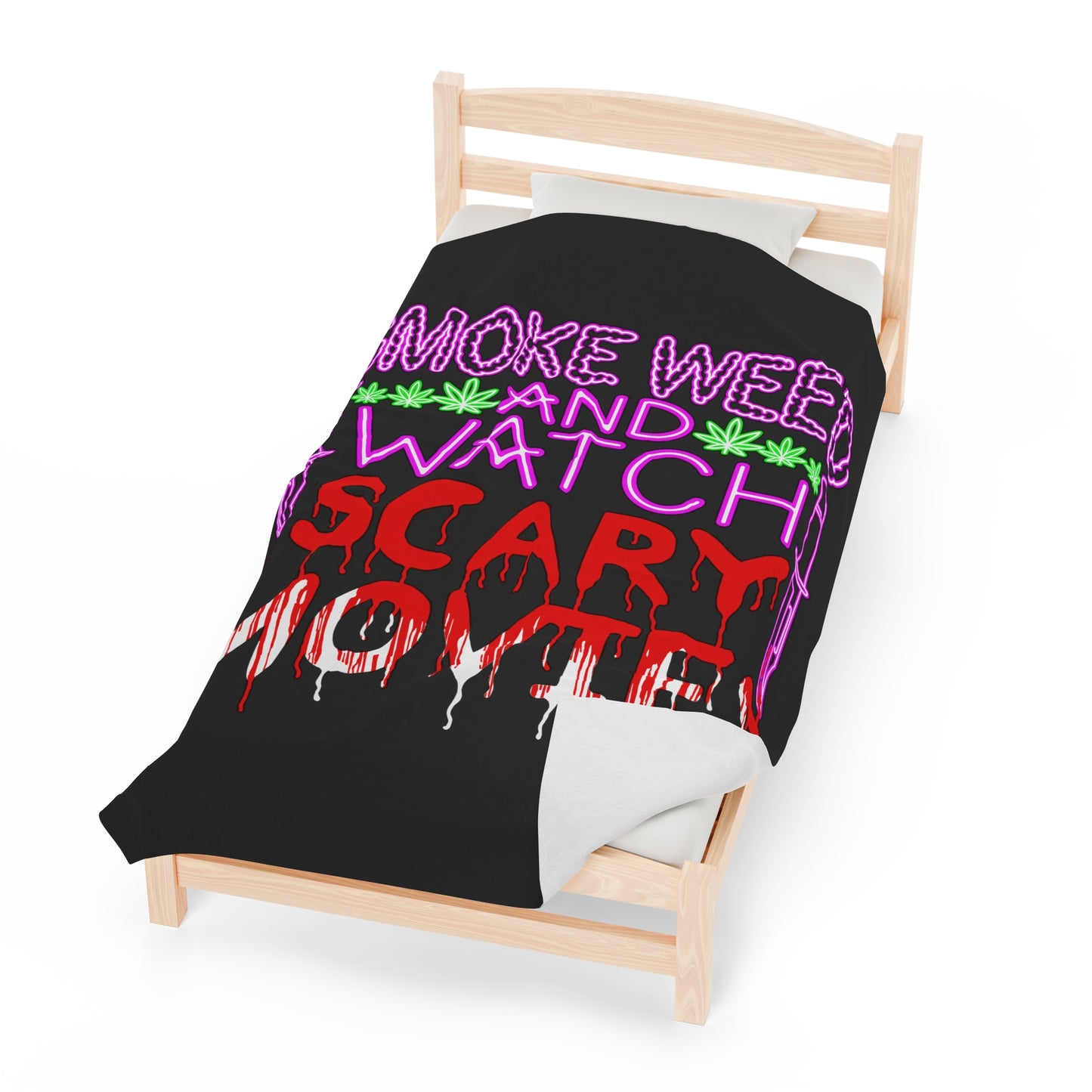 Watch Scary Movies Velveteen Plush Blanket