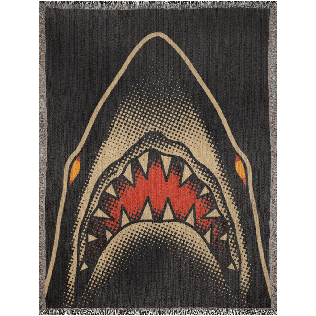 Traditional Shark Woven Blanket