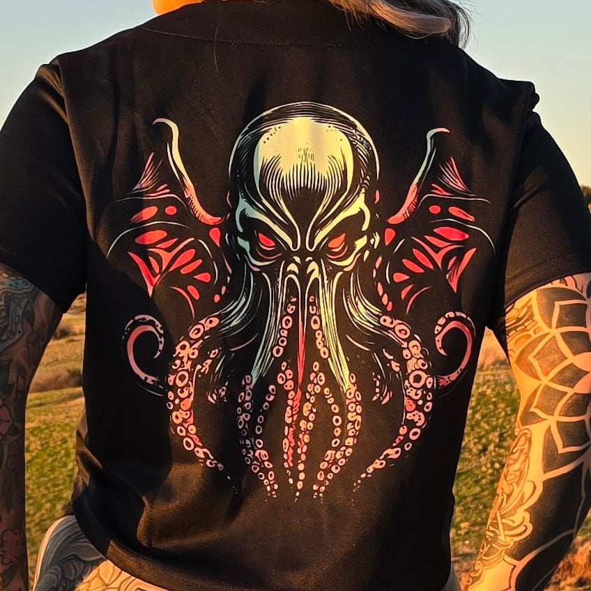 Cthulhu Cropped Baseball Jersey