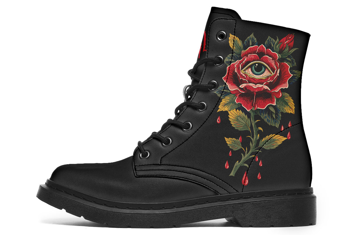 Bleeding Eye Rose Boots