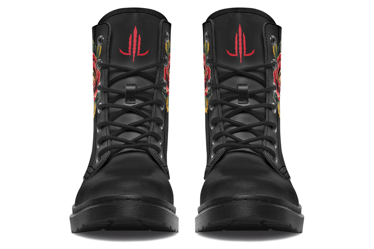 Bleeding Eye Rose Boots
