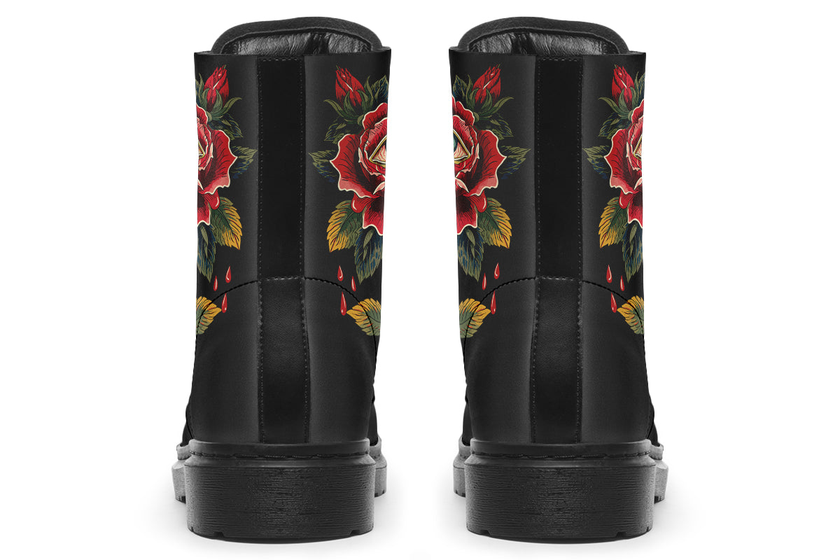 Bleeding Eye Rose Boots