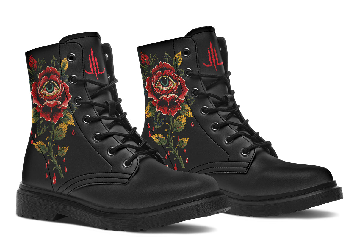 Bleeding Eye Rose Boots