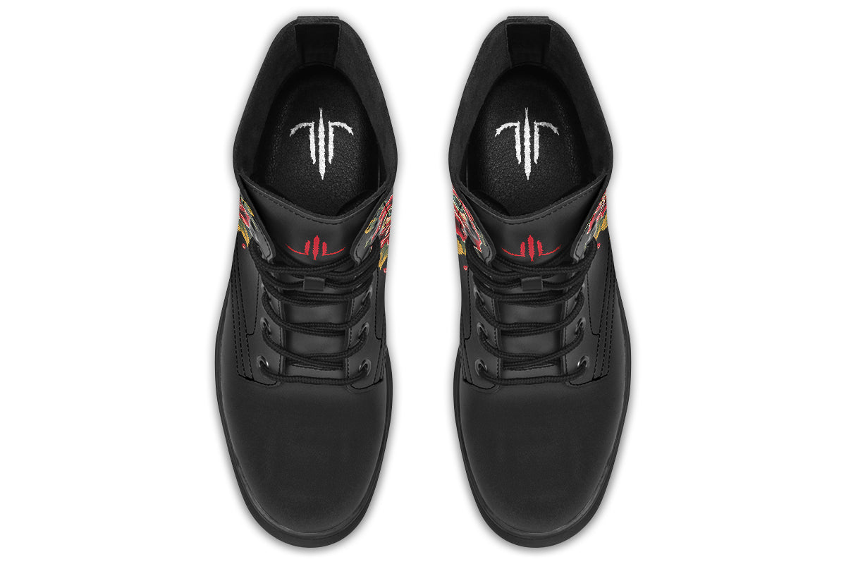 Bleeding Eye Rose Boots