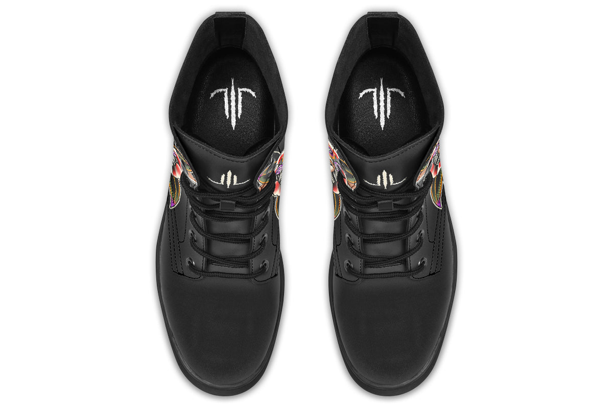 Blooming Girl Head Boots