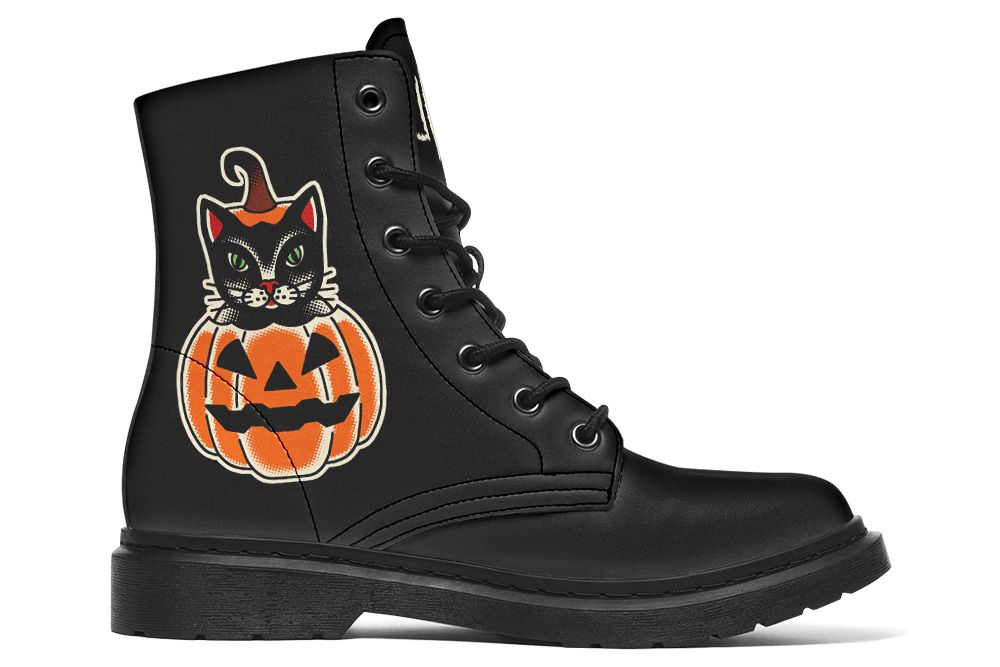 Pumpkin Cat Boots