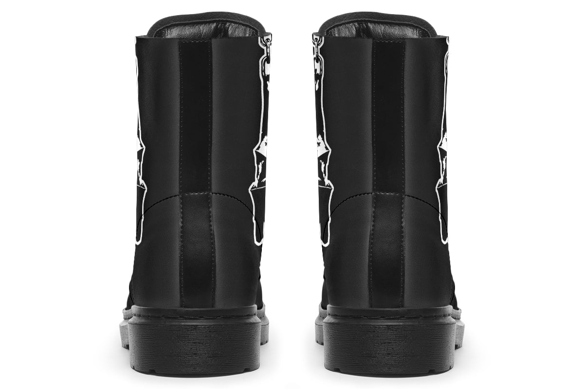 Chained Bats Boots - Last Light Apparel