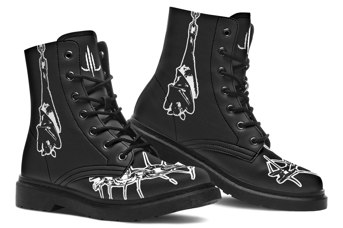 Chained Bats Boots - Last Light Apparel