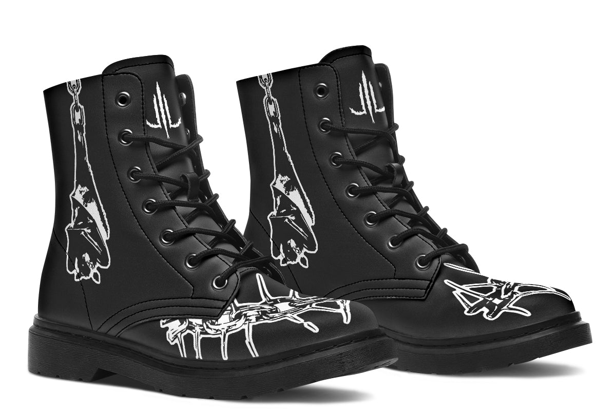 Chained Bats Boots - Last Light Apparel
