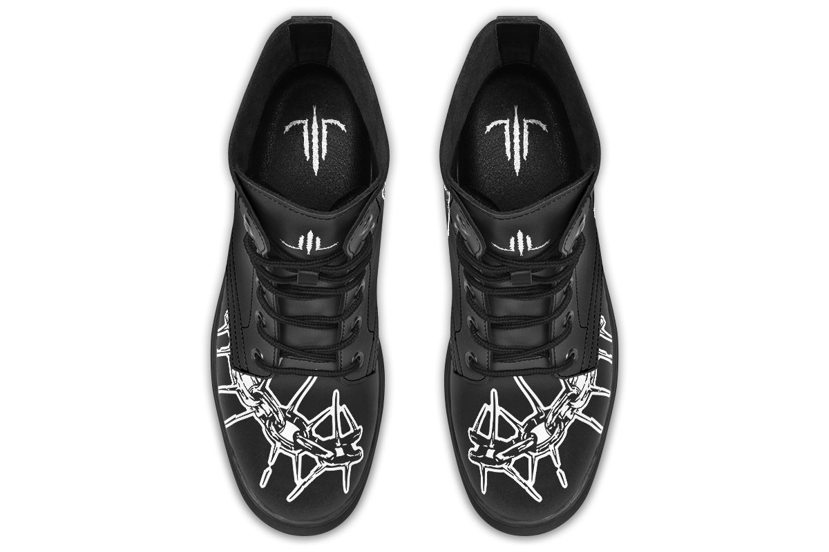 Chained Bats Boots - Last Light Apparel