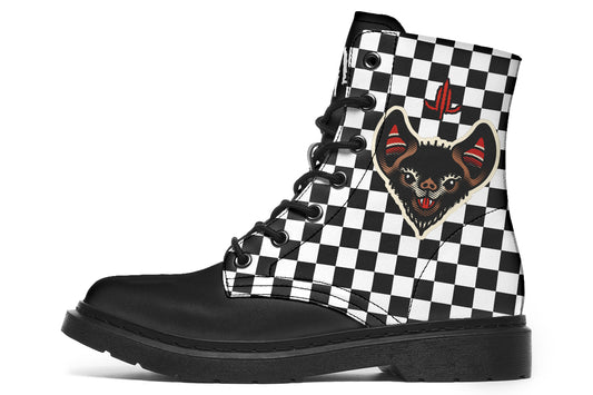 Checkered Bats V2 Boots