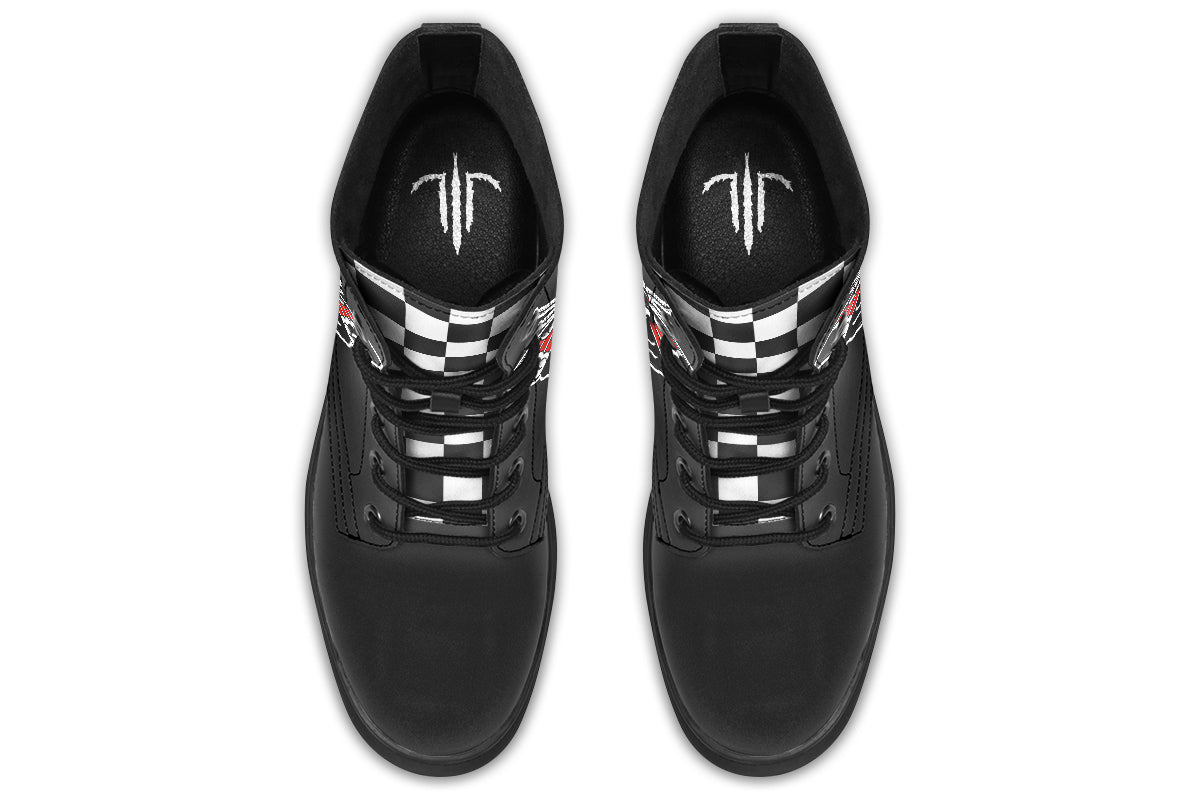 Checkered Death Moth Boots