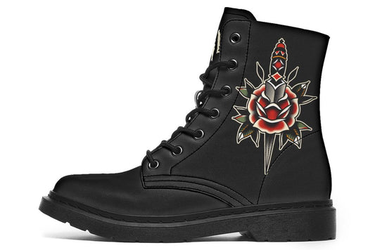 Dagger Rose Boots