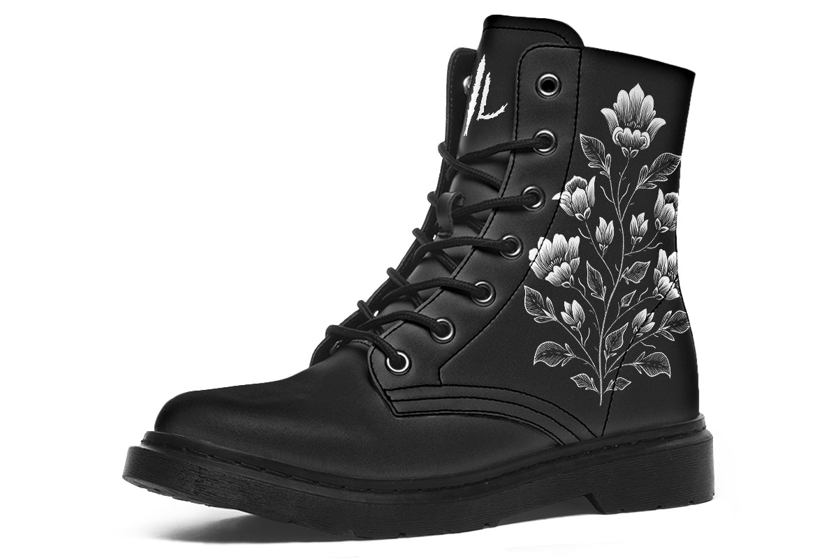 Floral Minimalist Boots