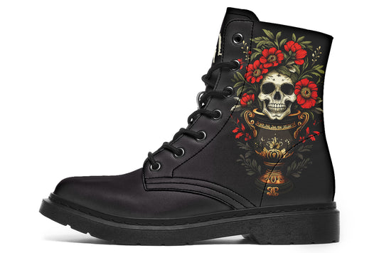 Skull Vase Boots