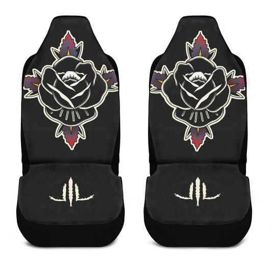 Black Rose Car Seat Cover - Last Light Apparel