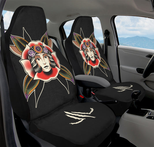 Blooming Girl Head Car Seat Covers