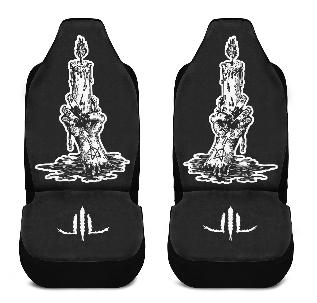 Candle Of Devotion Car Seat Cover - Last Light Apparel