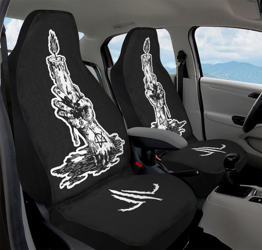 Candle Of Devotion Car Seat Cover - Last Light Apparel